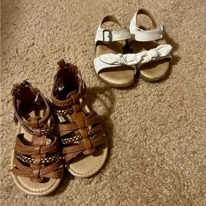 Baby Girls’ Sandal Bundle Size 4